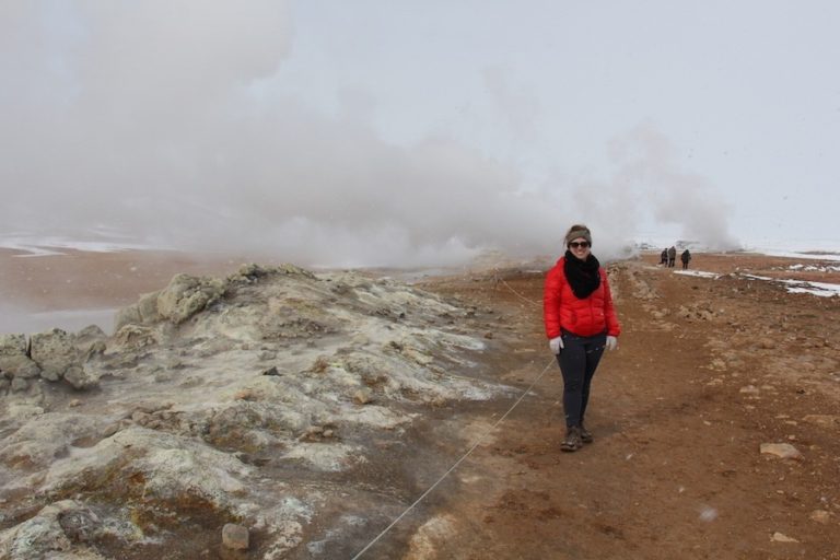 Sources thermales lors d'un roadtrip en Islande