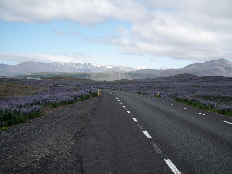 Route en Islande