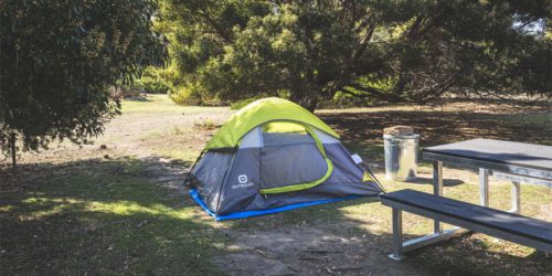 Image à la une : camping Tasmanie