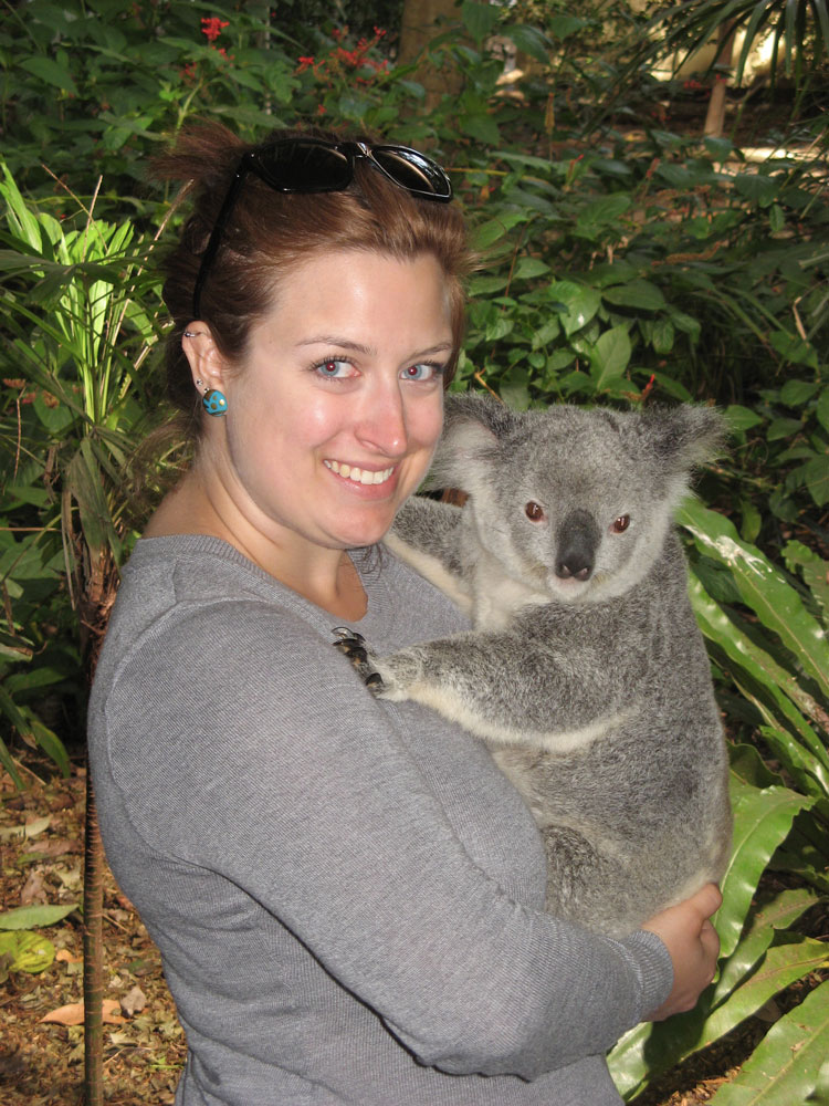 Moi avec un koala