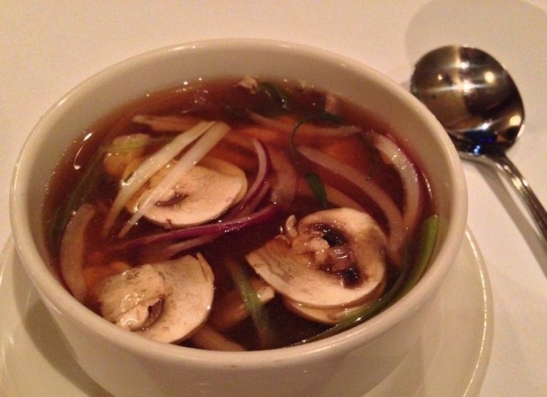 Soupe au restaurant Les Colombes