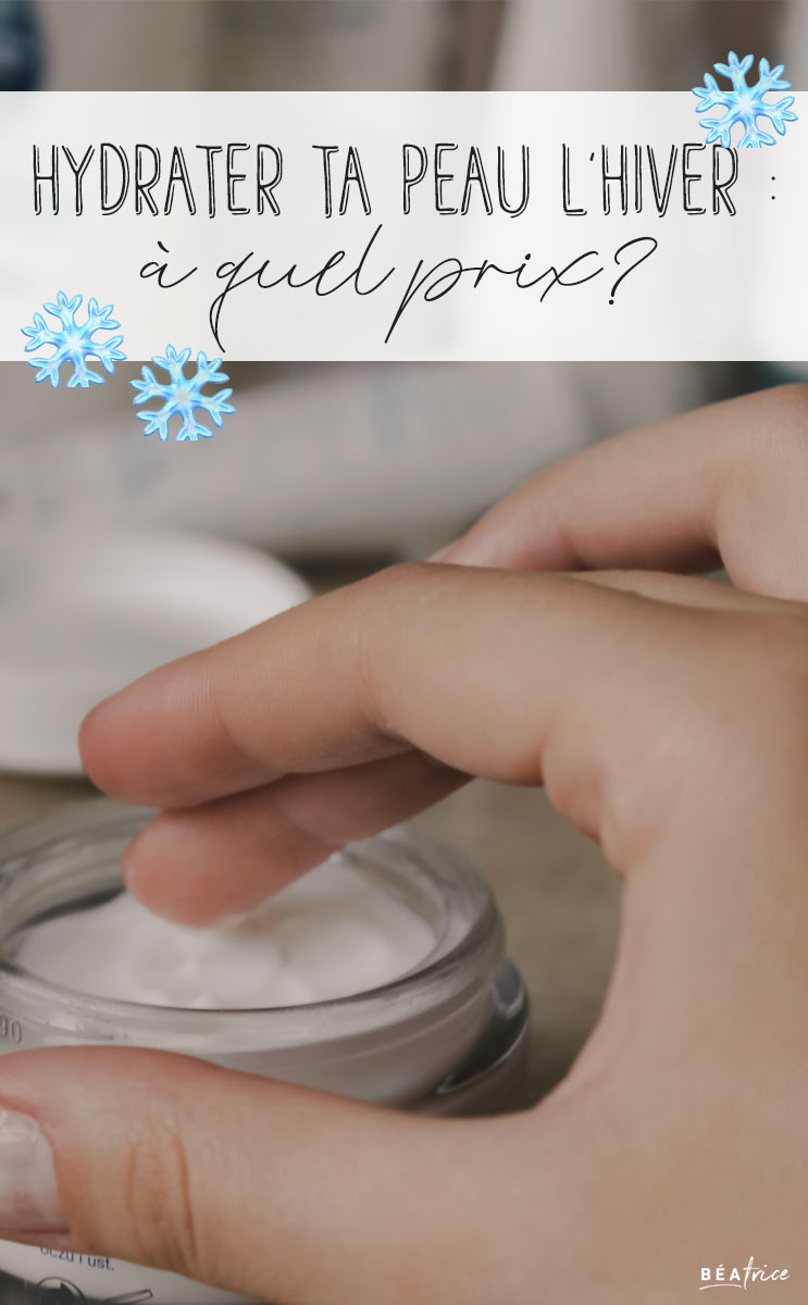 Image pour Pinterest : protéger sa peau l'hiver