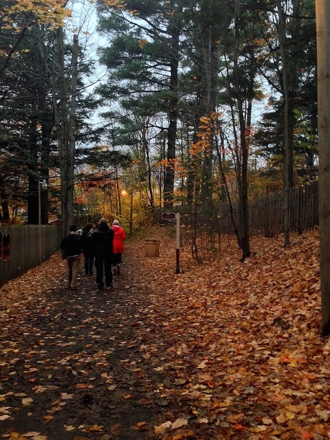 Sentier au Village Hanté l'automne