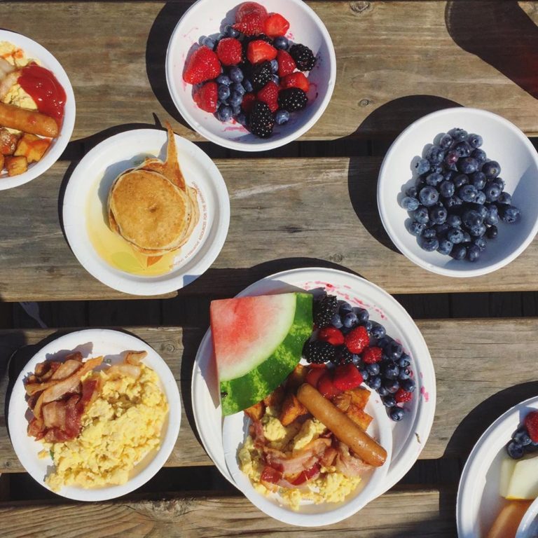 Brunch avec petits fruits