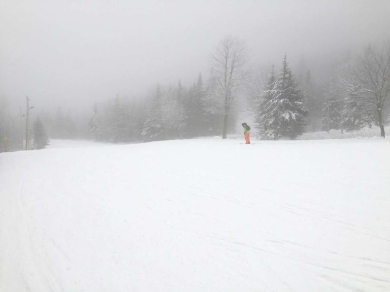 Skieur à Bolton Valley