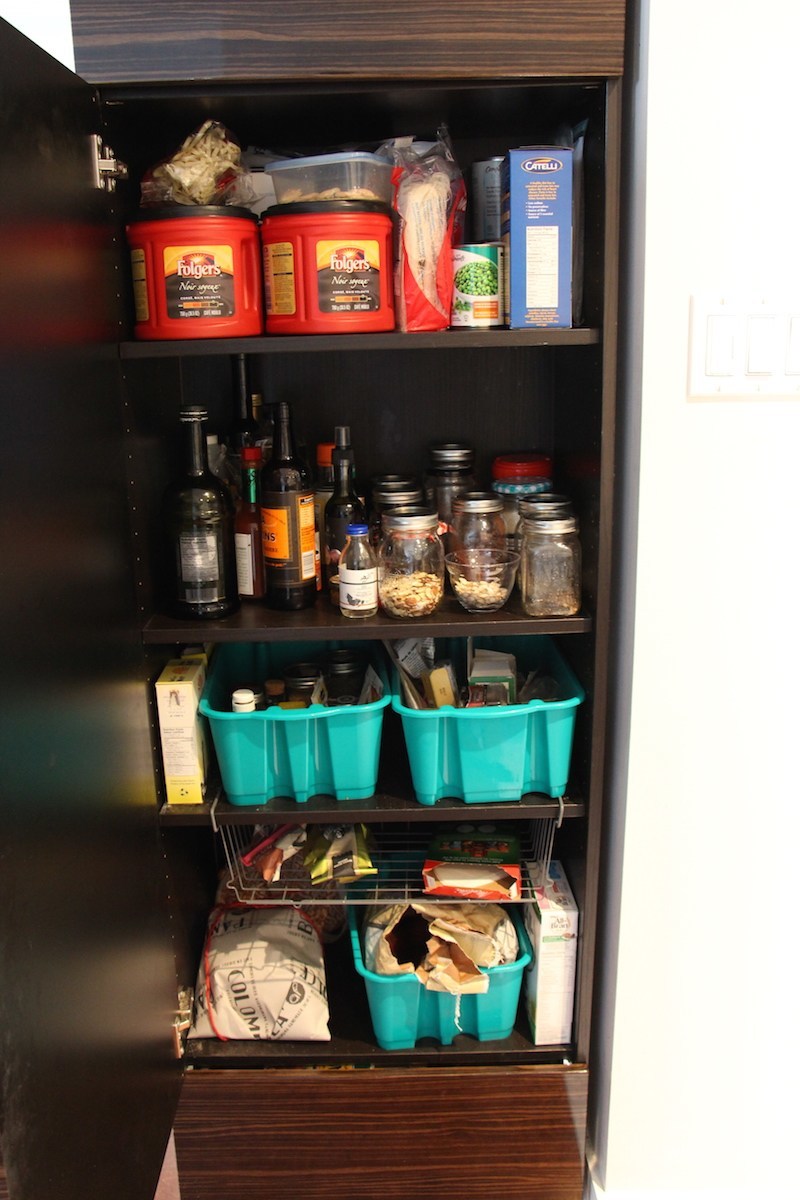 Mon garde-manger à la fin du défi