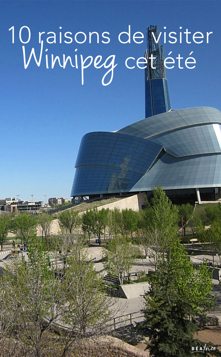 Image pour Pinterest : visiter Winnipeg