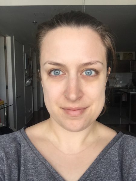 Moi après le test Nivea Q10 plus