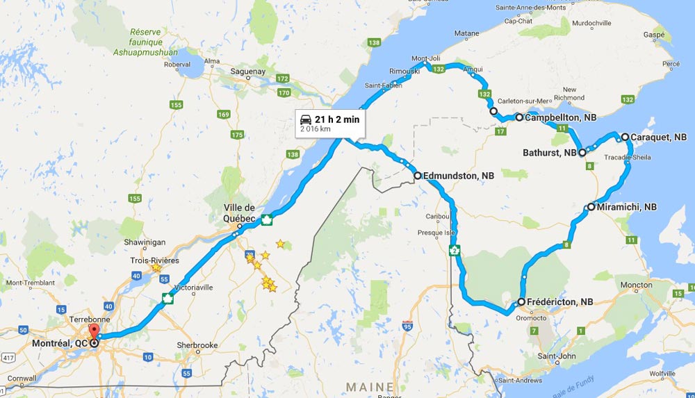 Roadtrip dans le nord du NouveauBrunswick Béatrice