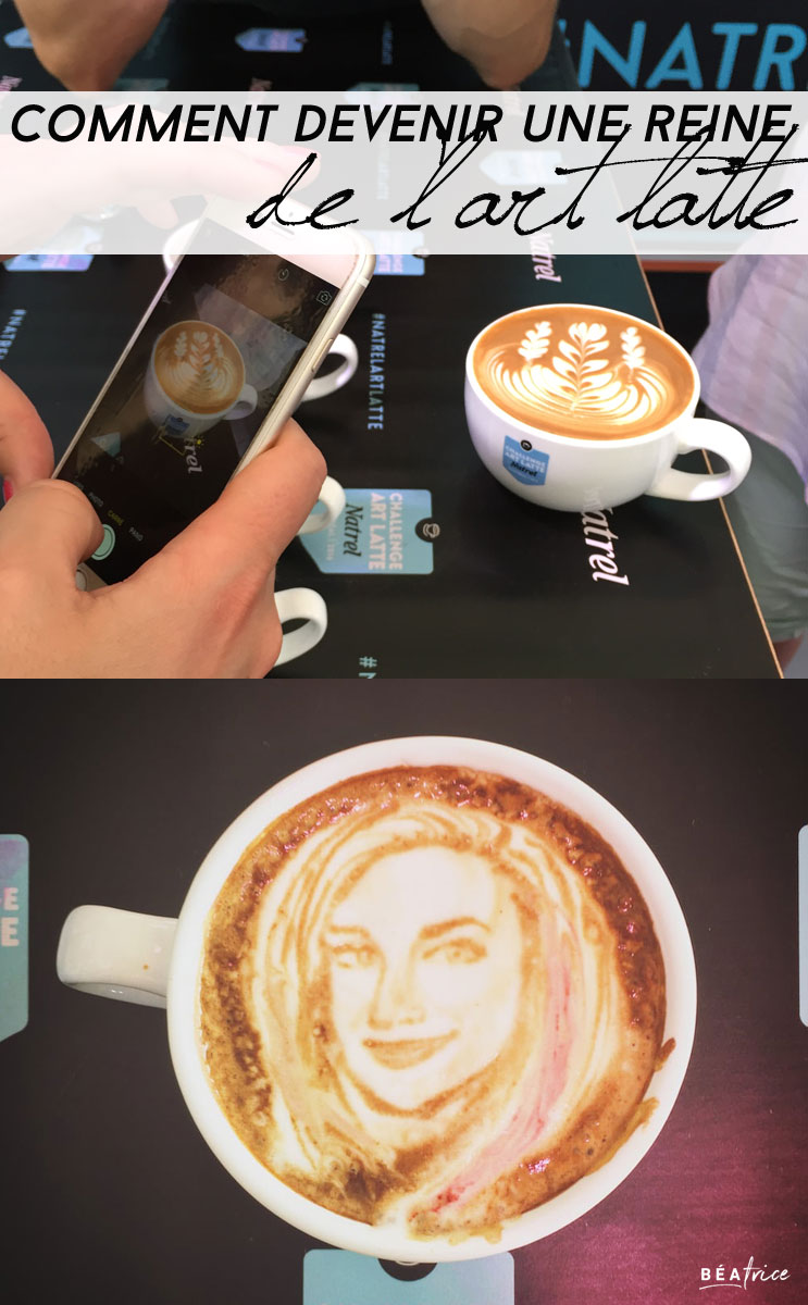Image pour Pinterest : comment faire du latte art