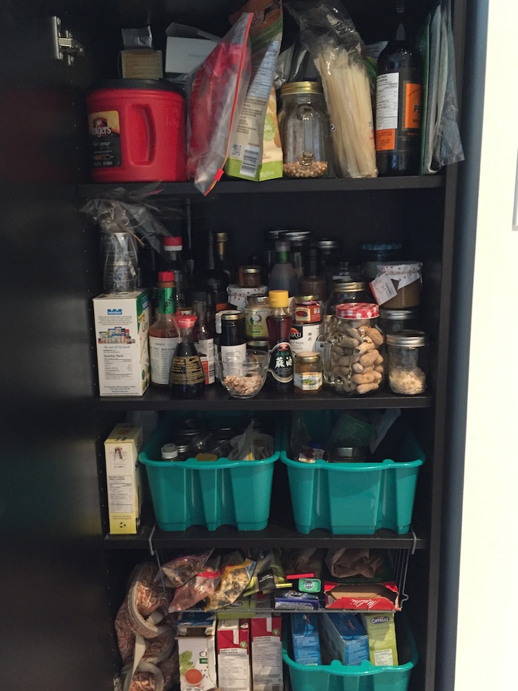 Mon garde-manger très plein