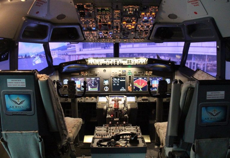simulateur de vol de Boeing 737