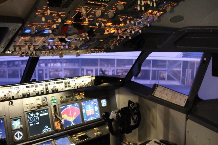 simulateur de vol de Boeing 737