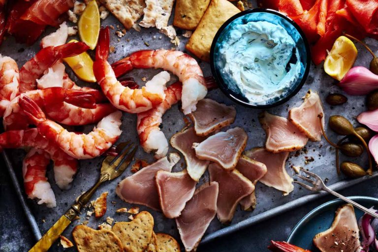 Présentation poissons et fruits de mer