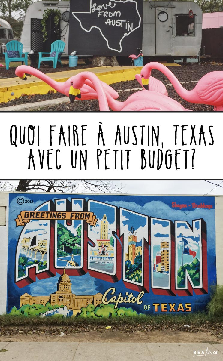 Image pour Pinterest : que faire à Austin