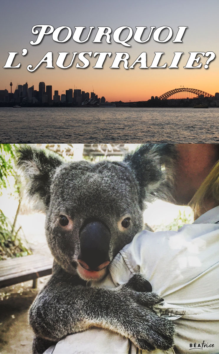 Image pour Pinterest : pourquoi aller en australie