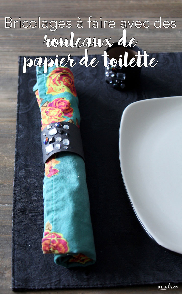 Image pour Pinterest : bricolage rouleau papier toilette