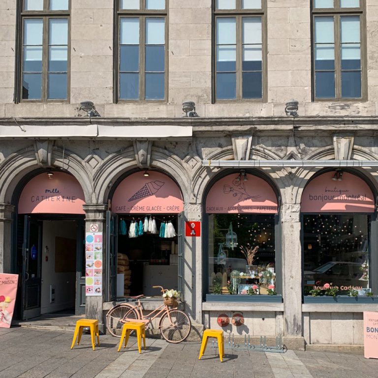 Crème glacée Mlle Catherine et boutique Bonjour Montréal