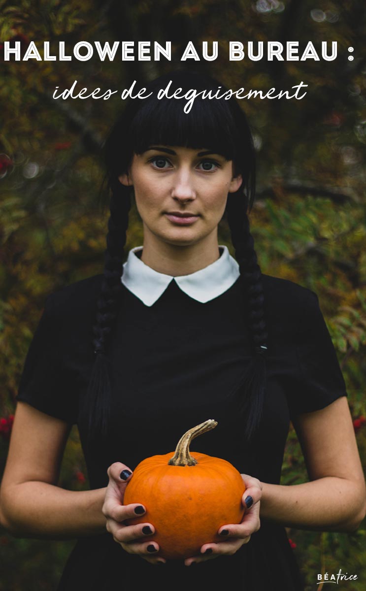 Image pour Pinterest : déguisement halloween bureau