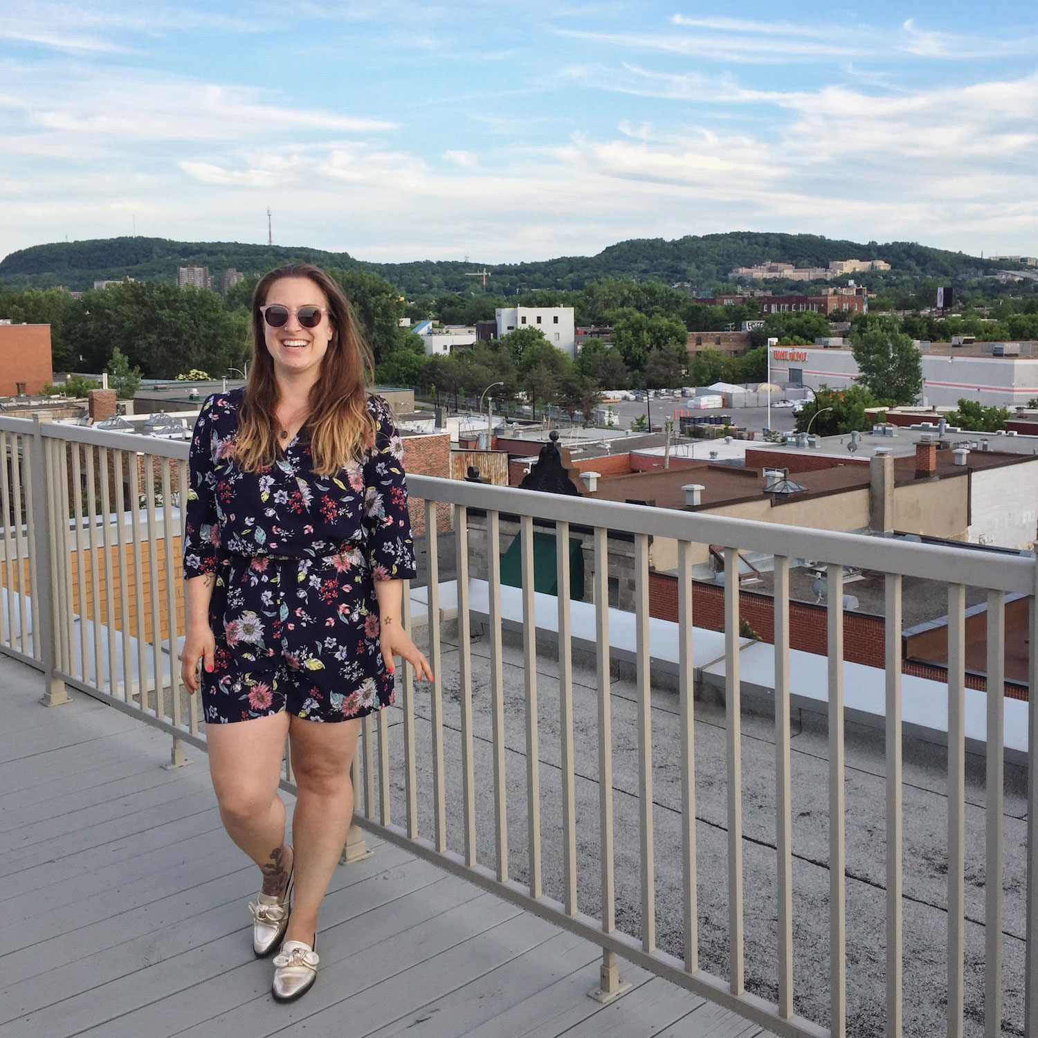 Moi avec un one-piece du Reitmans