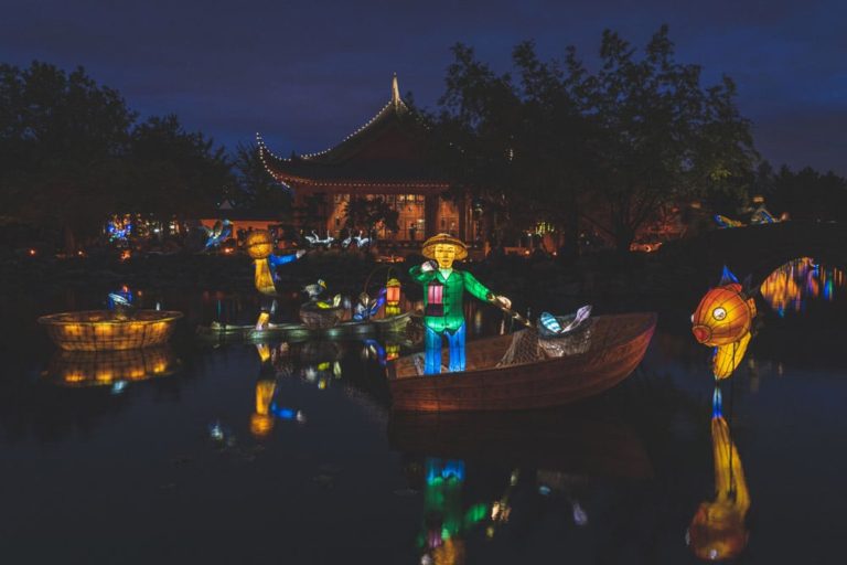 Jardins chinois aux Jardins de lumière