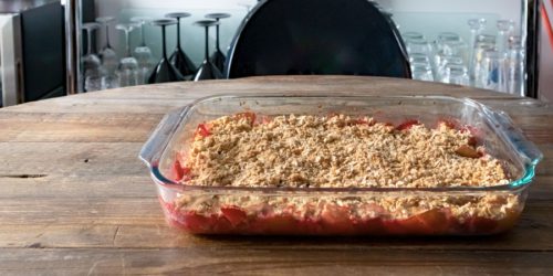 Image à la une : croustade aux pommes et fraises