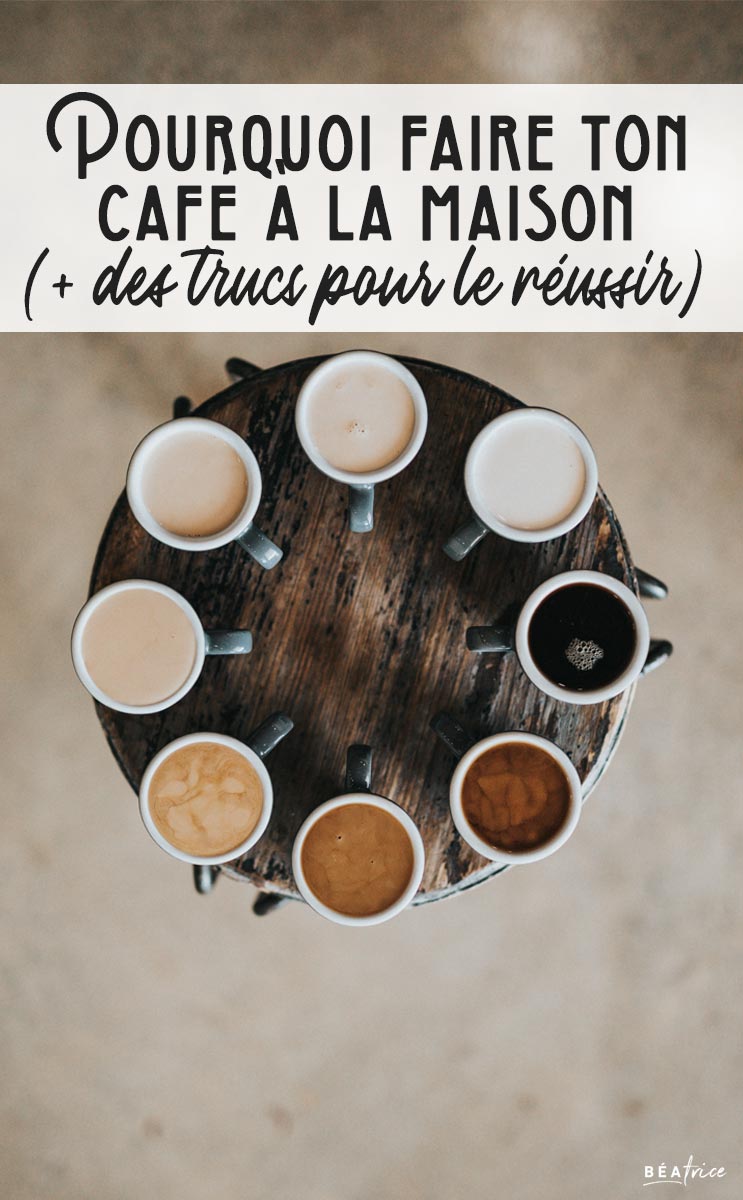 Image pour Pinterest : café maison