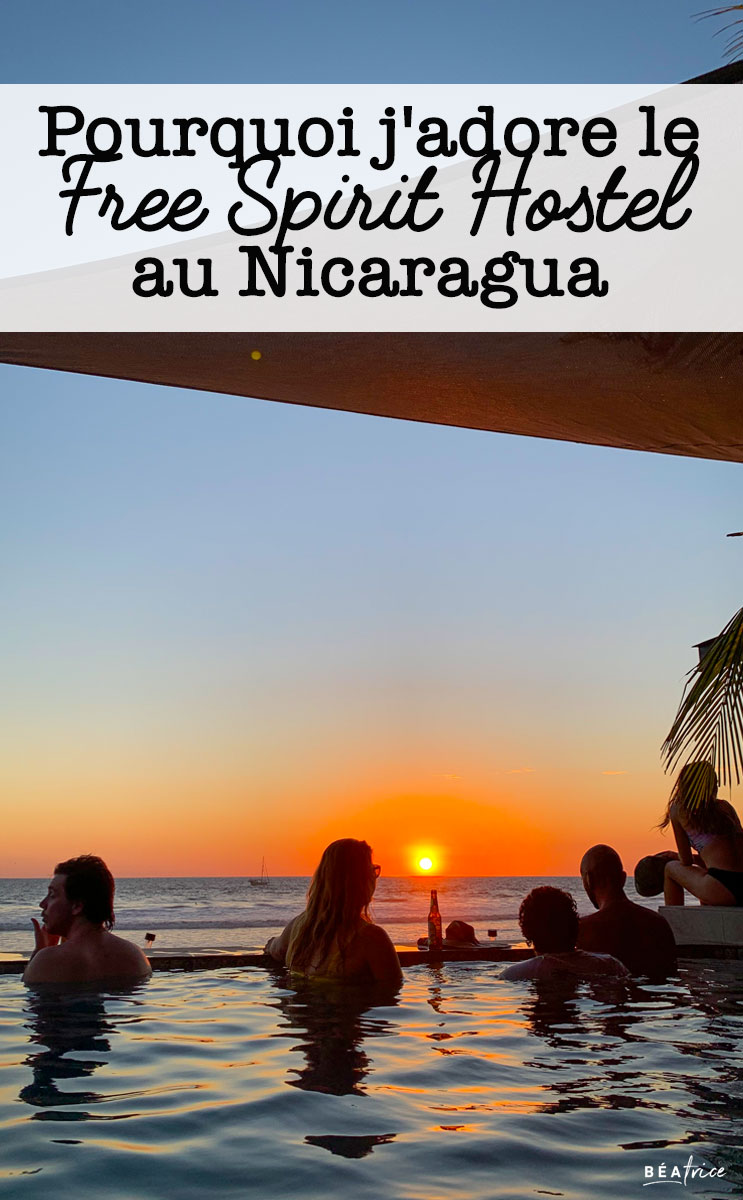 Image pour Pinterest : Free Spirit Hostel Nicaragua