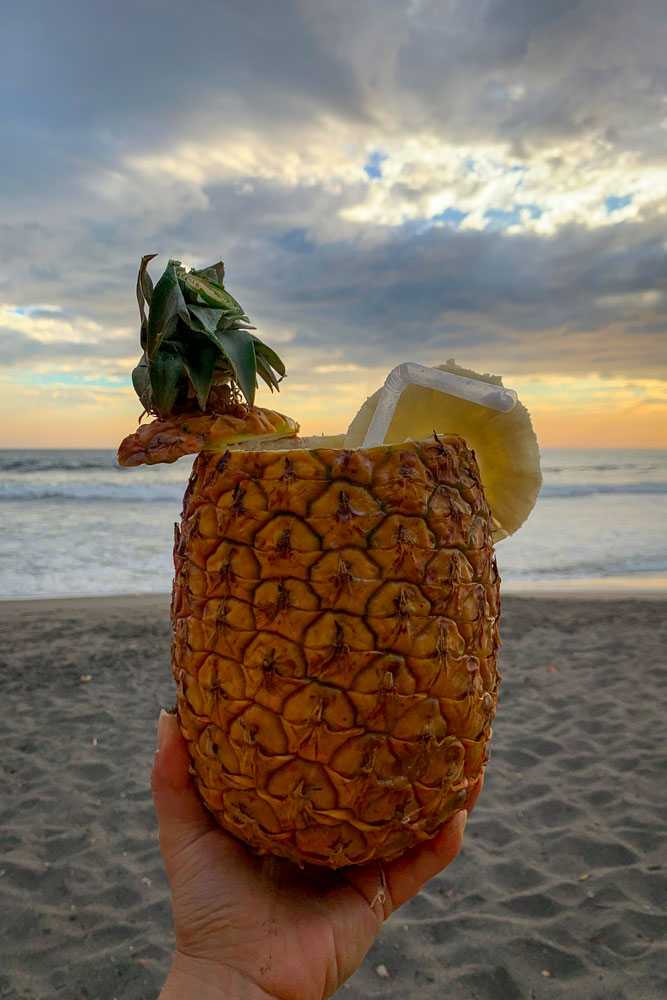 Pina Colada dans un ananas