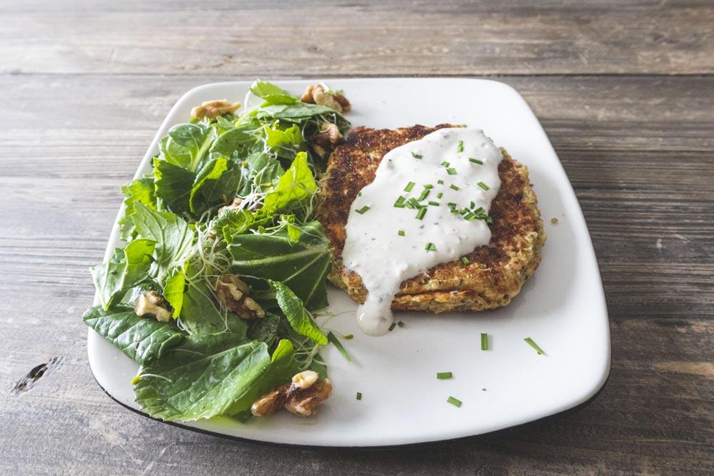 Ma (maintenant célèbre) recette de galettes de quinoa Béatrice