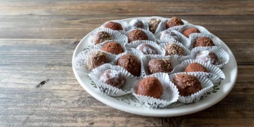 Image à la une : Truffes au fromage à la crème