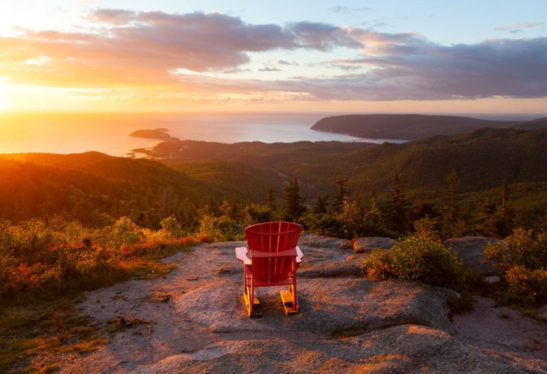 Red Chair dans les highlands du Cap Breton
