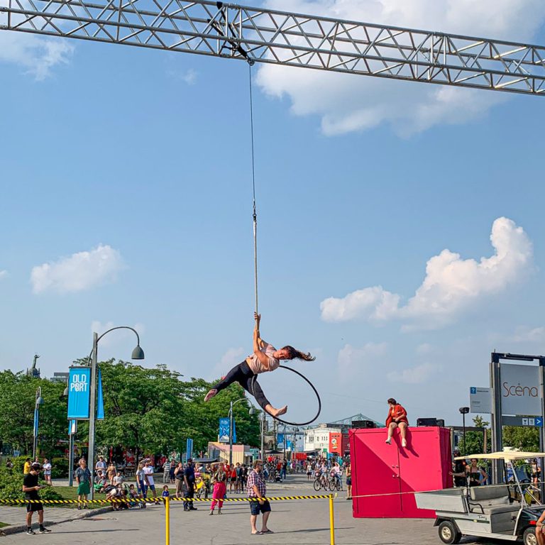 Cirque au Vieux-Port de Montréal