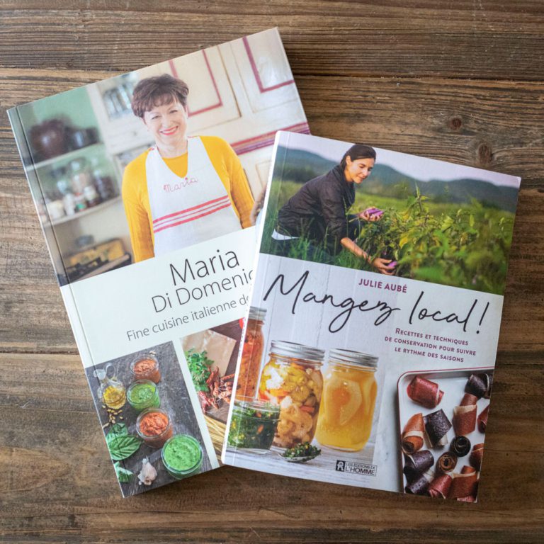 Deux livres pour cuisiner les conserves - Maria Di Domenico et Julie Aubé
