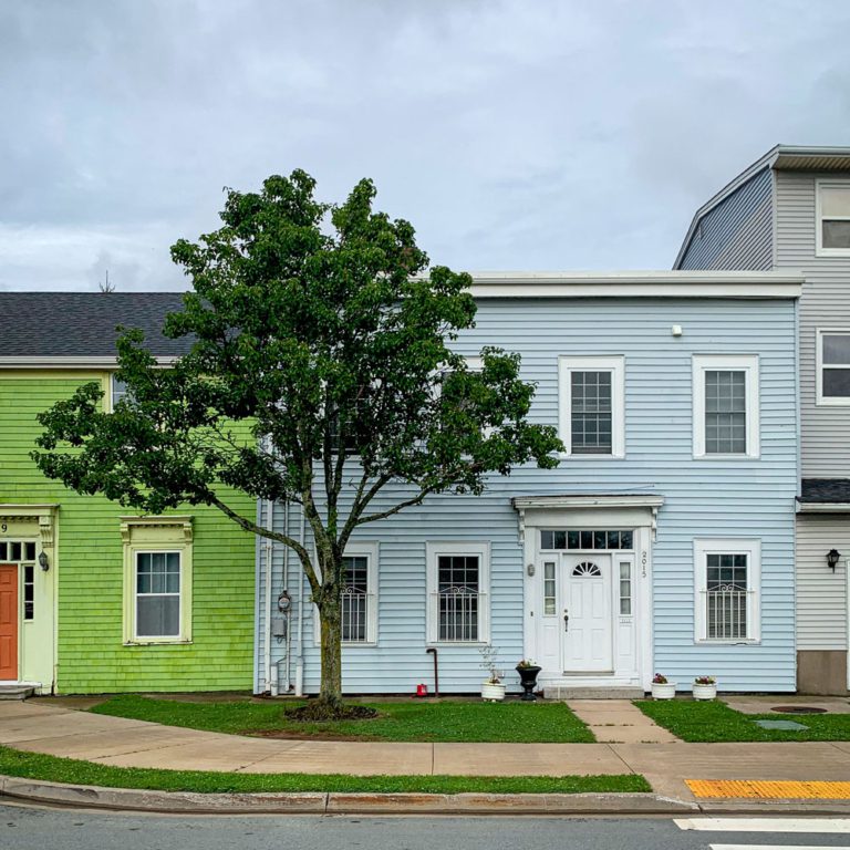 Maisons colorées à Halifax