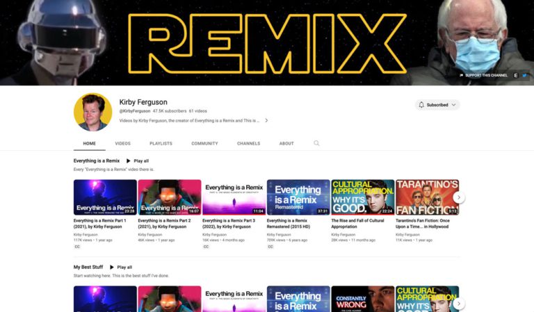 Chaîne YouTube de Kirby Ferguson