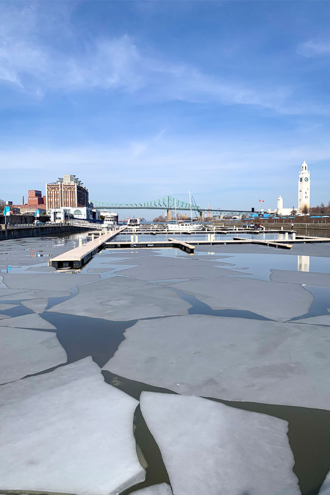 Vieux-Port de Montréal l'hiver