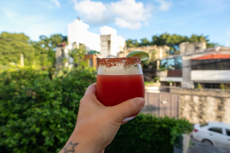 Bloody Caesar à la tequila au Mexique
