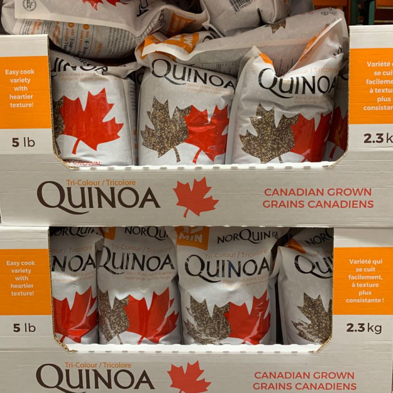 Quinoa canadien tricolore au Costco