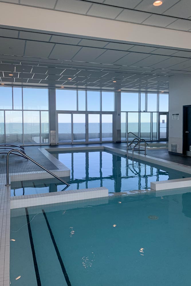 Piscine de l'h&ocirc;tel Riotel, &agrave; Matane