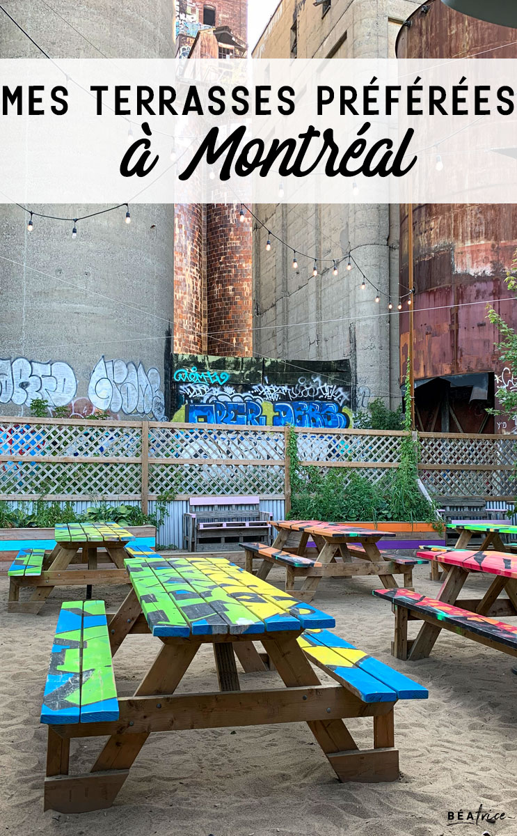 Image pour Pinterest : Mes terrasses préférées à Montréal