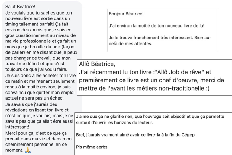 T&eacute;moignages sur All&ocirc;, job de r&ecirc;ve!