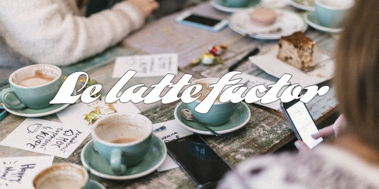 Image pour billets reliés : latte factor