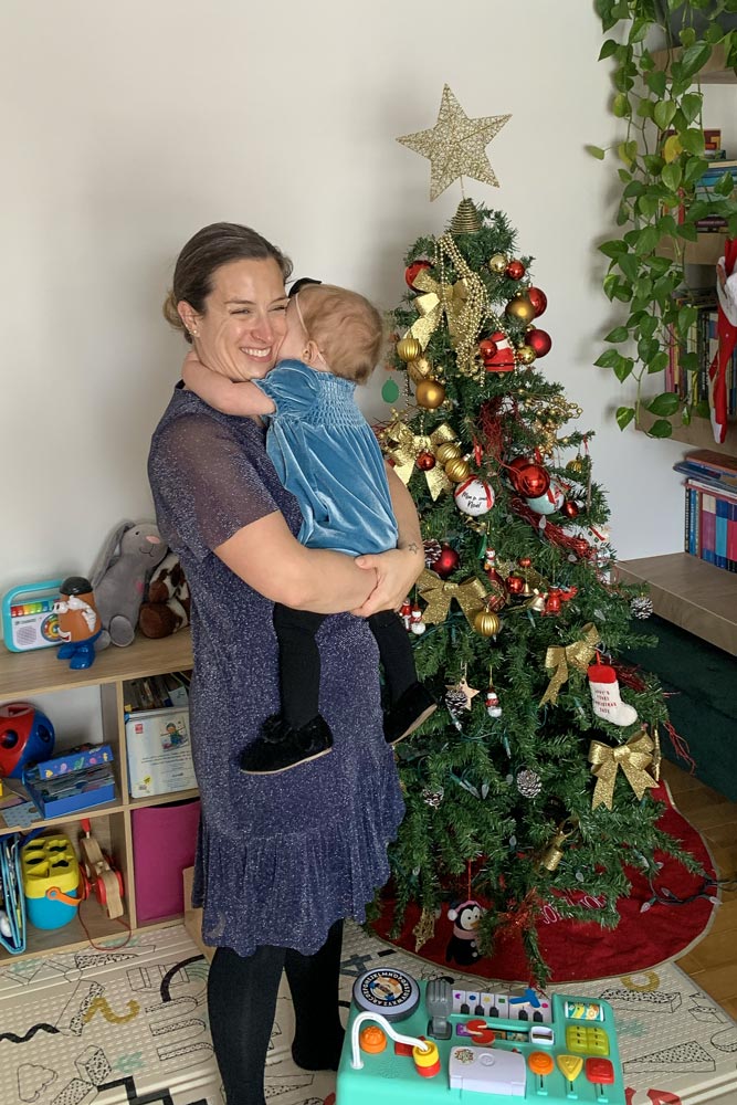 Moi et b&eacute;b&eacute; &agrave; No&euml;l