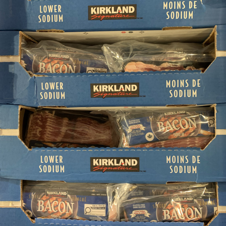 Bacon Kirkland vendu chez Costco