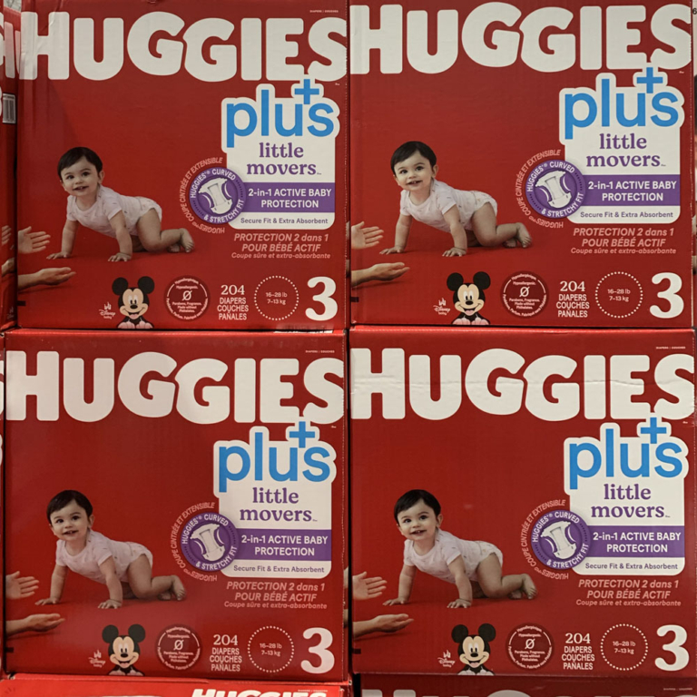 Couches Huggies Little Movers 3 vendues chez Costco