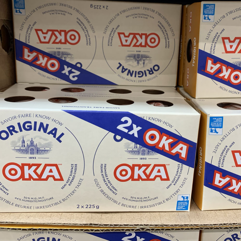 Fromage Oka vendu chez Costco