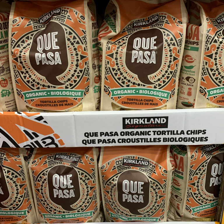 Nachos Que Pasa biologiques vendus chez Costco
