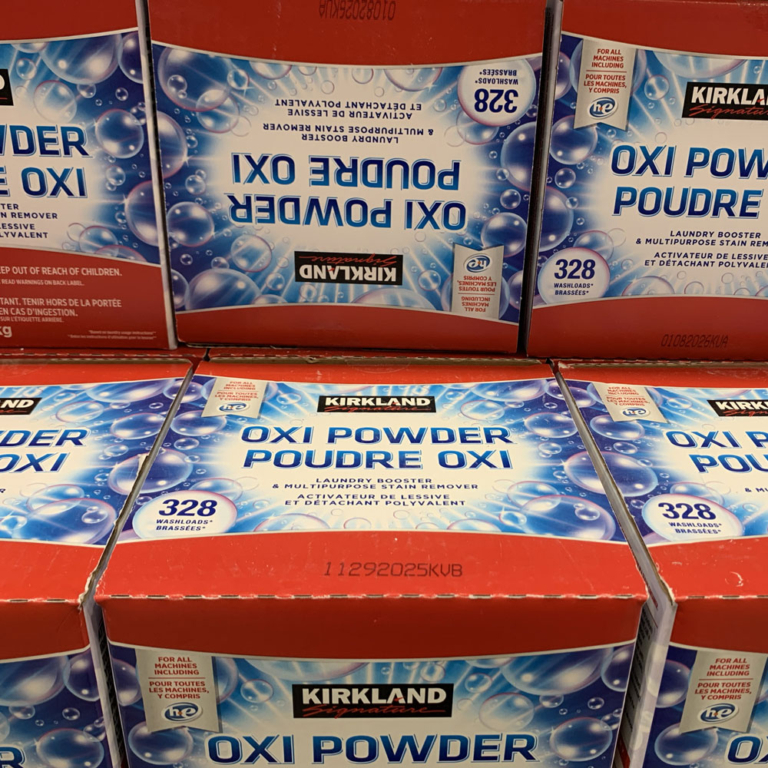 Poudre Oxi Kirkland vendu chez Costco