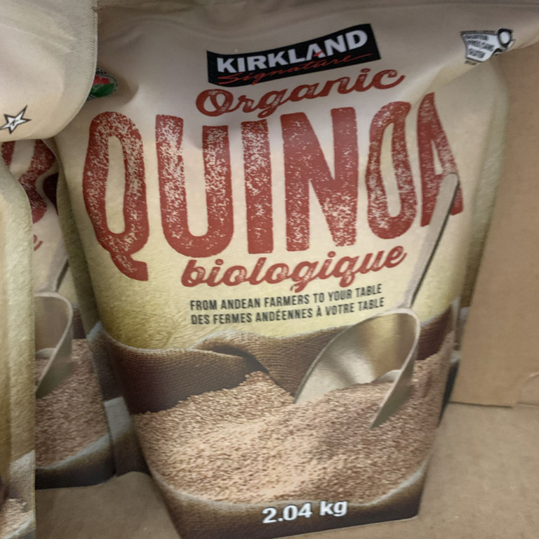 Quinoa biologique Kirkland vendu chez Costco